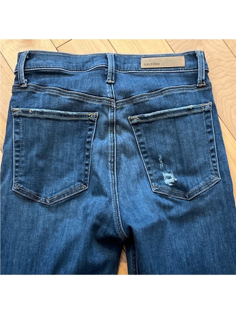 GRLFRND Kendall High-Rise Stretch Skinny Jean You and Me Against the World 25 - Picture 10 of 11